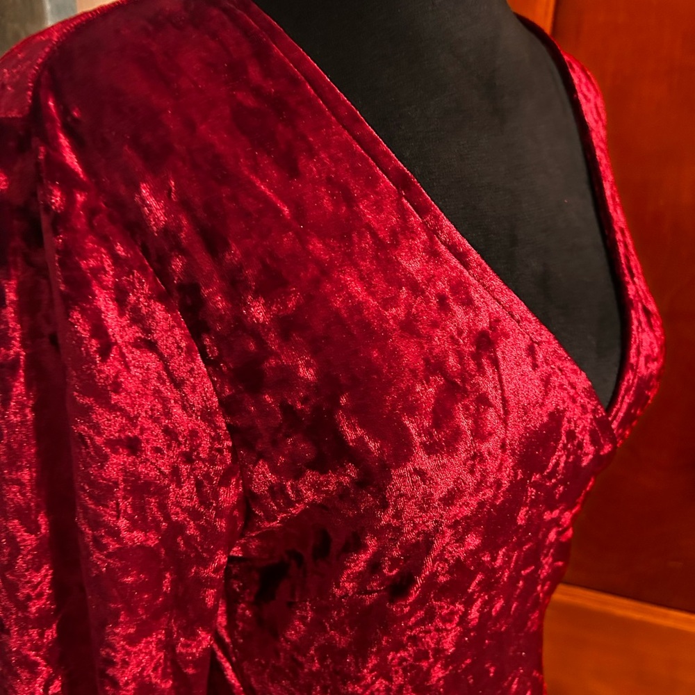SHEIN velvet mini dress - Picture 3 of 7